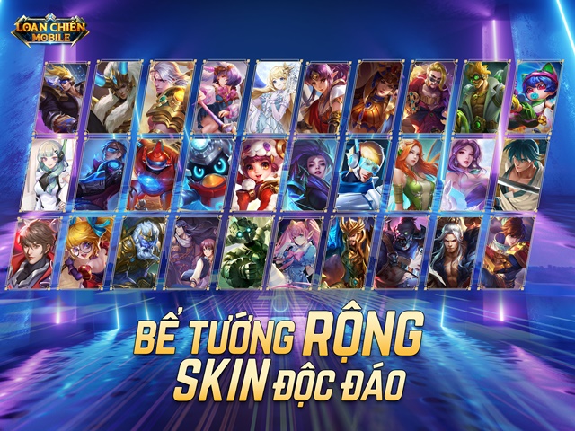 Hình ảnh các nhân vật trong game Loạn Chiến Mobile