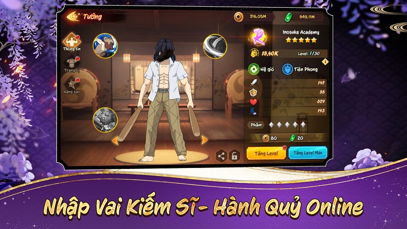 Hình ảnh nhân vật trong game Thanh Gươm Huyền Thoại VMGE