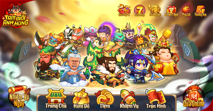 Hình ảnh trong game Tam Giới Anh Hùng