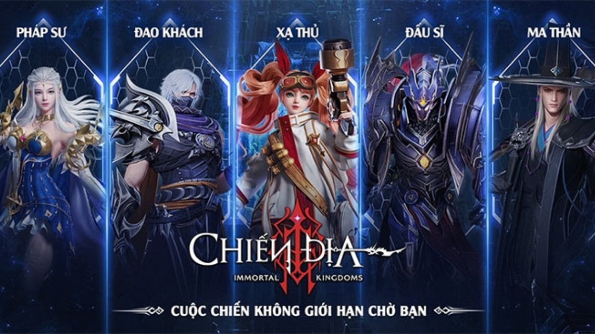 Hình ảnh đồ họa nhân vật trong game Chiến Địa Mobile