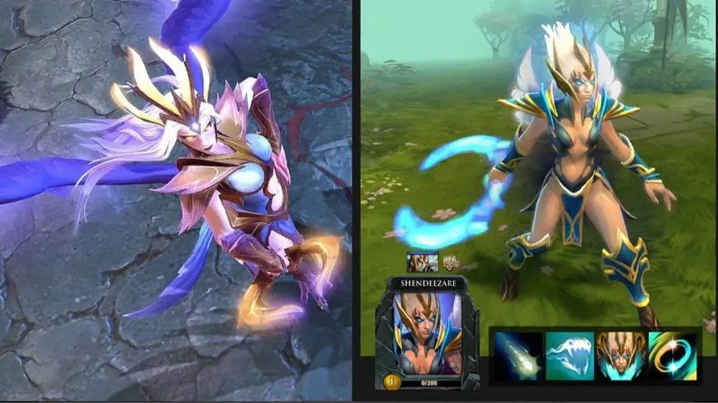 Hình ảnh Vengeful Spirit trong giai đoạn cuối trận